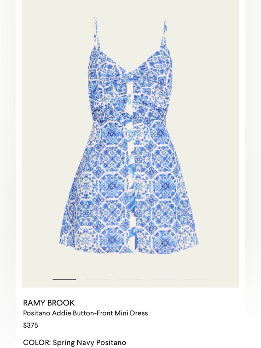 Ramy Brook Addie dress , sz 2, EUC